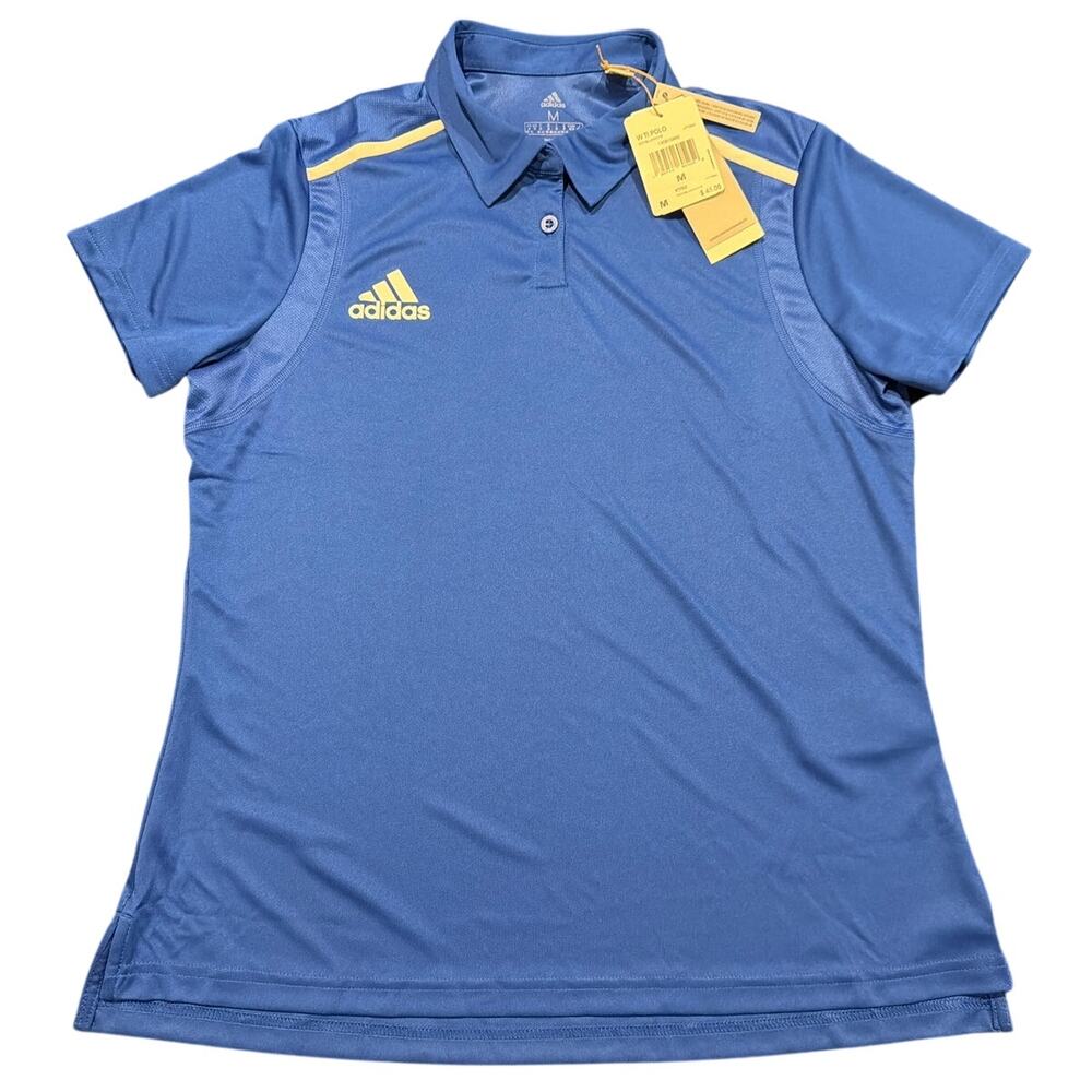 adidas Women’s Team Issue AEROREADY Performance Polo, Royal Blue, Size Medium